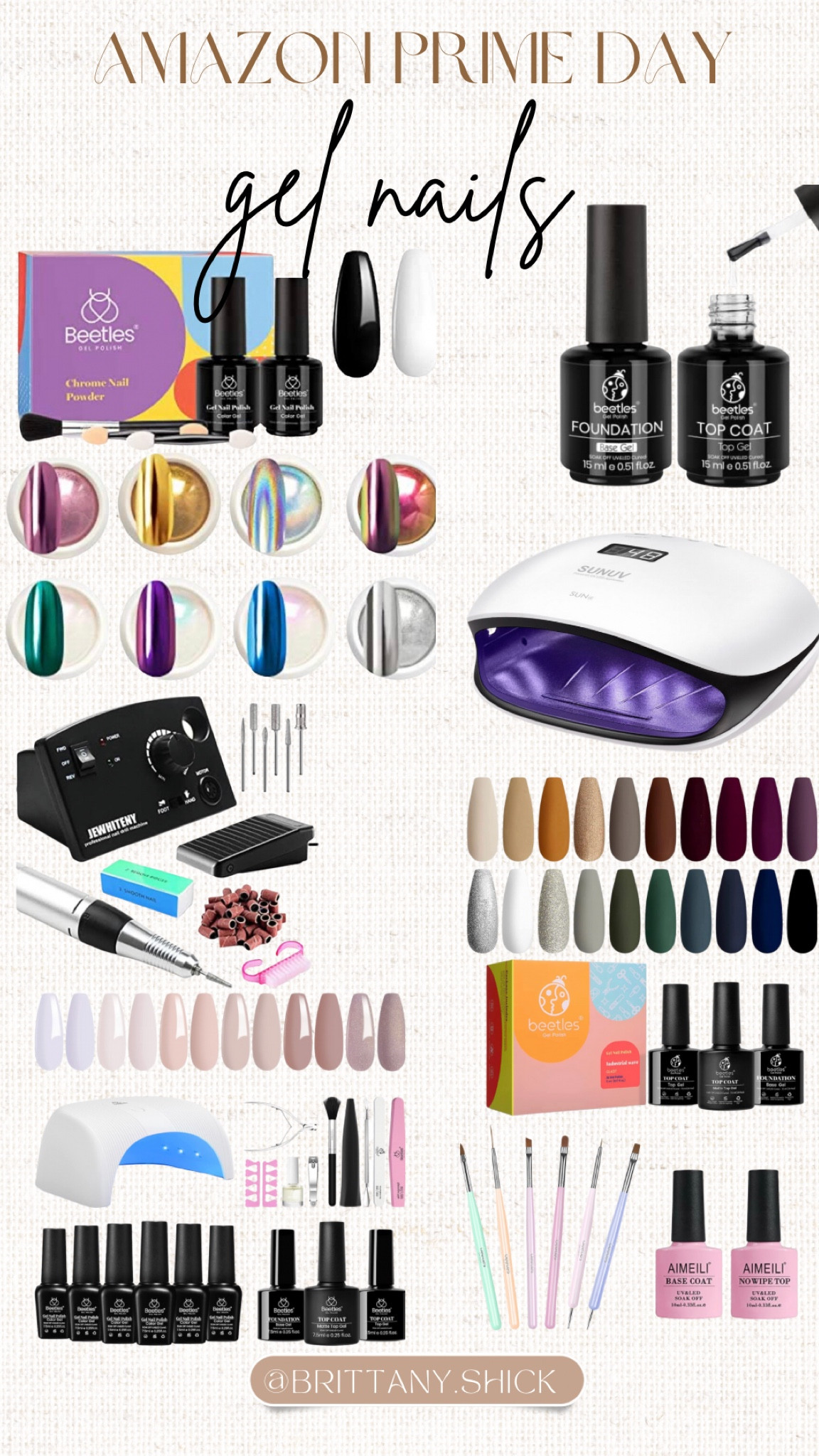 Amazon Prime Day Early Access Sale Gel Nails At Home Chrome Effects Powder Hailey Bieber Nails Fall Nails Gel X

#LTKbeauty #LTKsalealert #LTKunder50