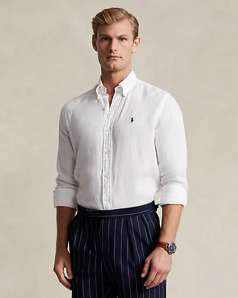 Slim Fit Linen Shirt | Ralph Lauren (UK)