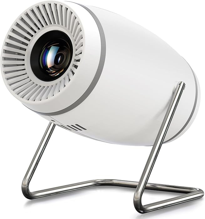 Mini Portable Movie Projector with WiFi and Bluetooth, 4K 1080P Support, 180° Rotatable 130'' Sc... | Amazon (US)
