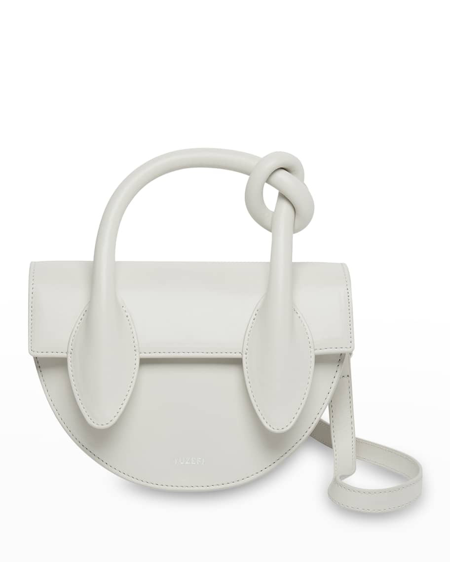 Yuzefi Pretzel Leather Top-Handle Bag | Neiman Marcus