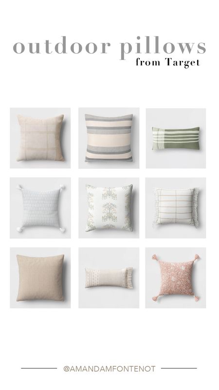 cute outdoor pillows for the patio from target! 



#LTKunder50 #LTKhome