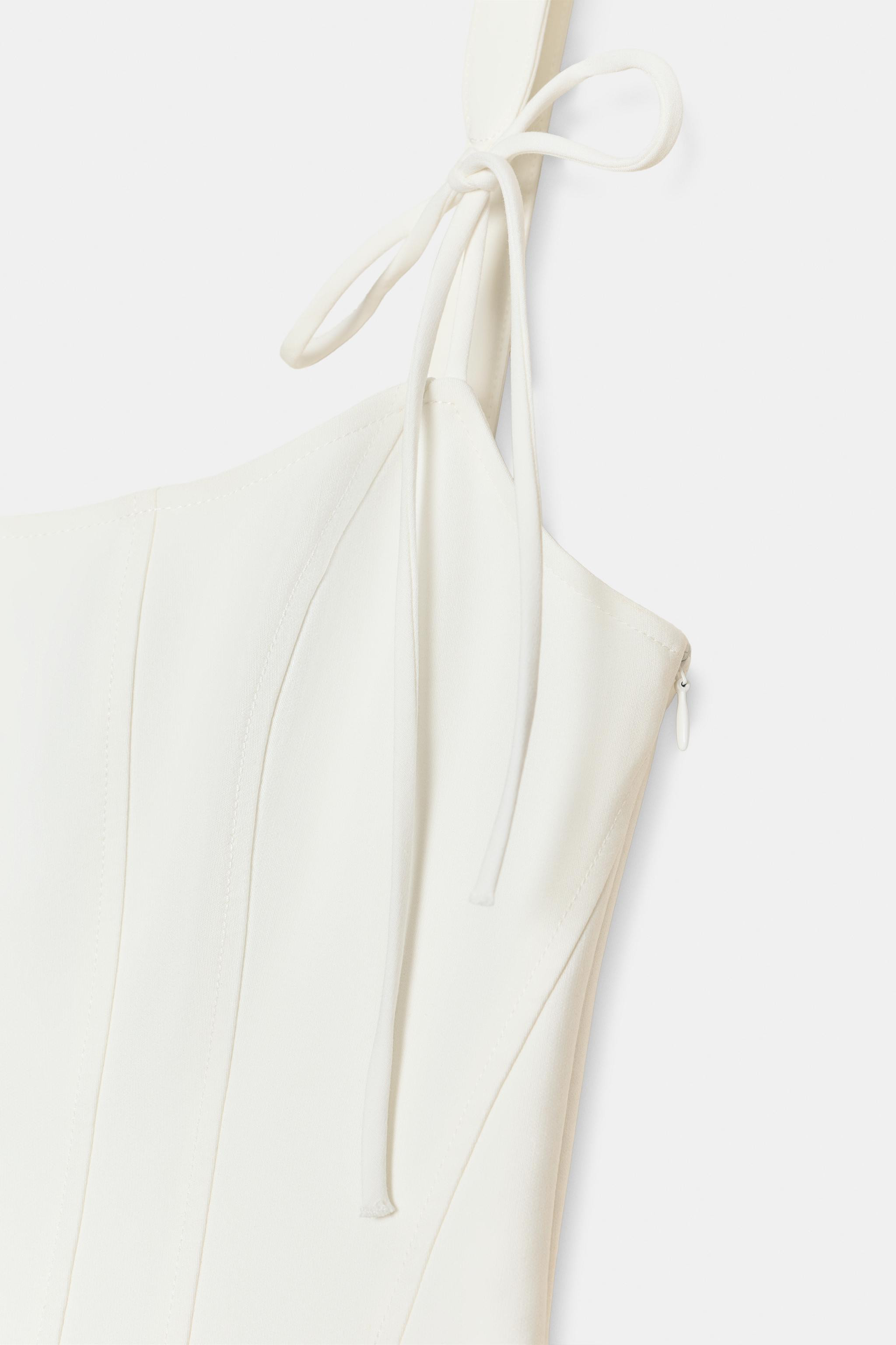 CORSETRY-INSPIRED VOLUME DRESS | Zara UK