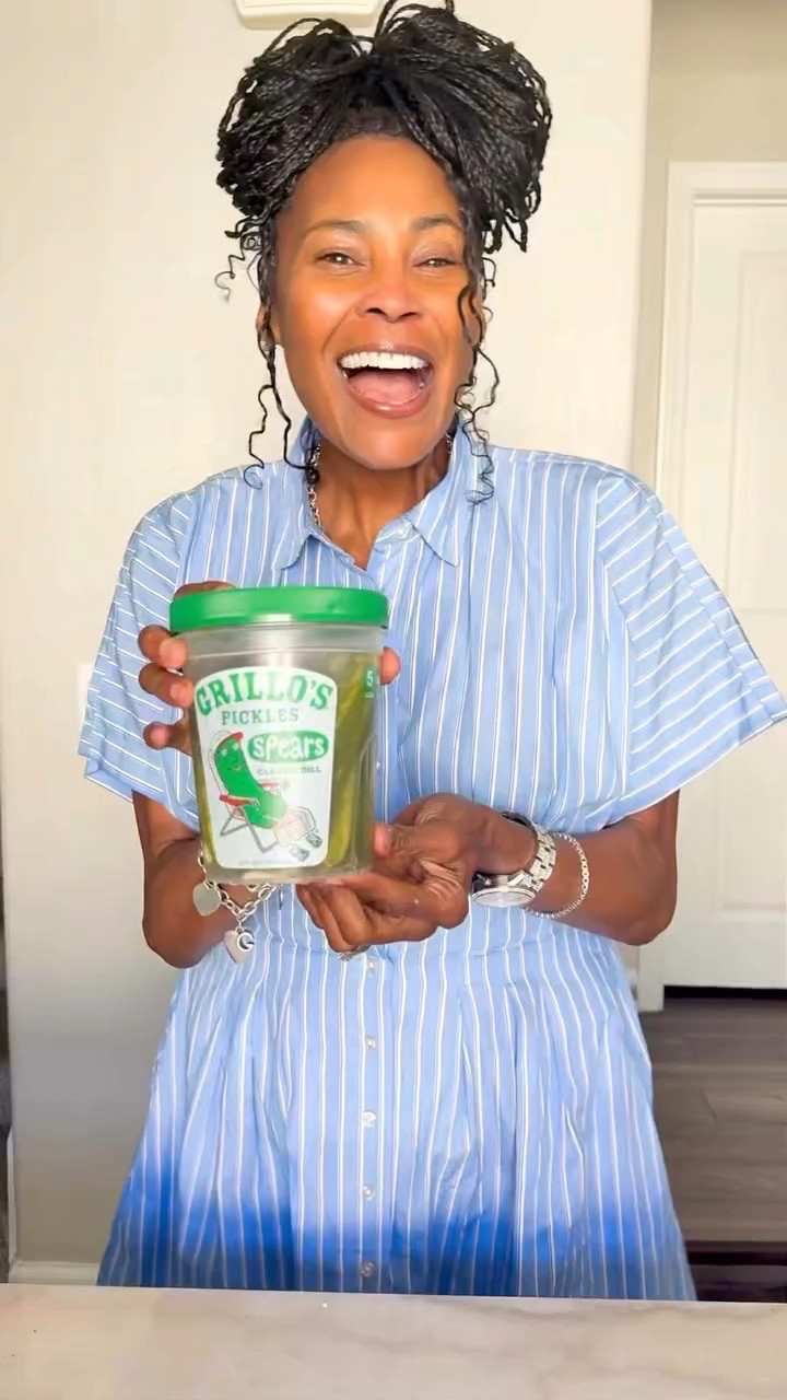Hey Sunshines☀️ 

I have been looking for high protein recipes and some of them respectfully are NOT RECIPING. #sunshineinthekitchen

So I decided I would try these viral recipes first before you waste time or money. 

But, y’all, my RGO Fam, I will be trying all the viral recipes for you and me. 

Okay I tried the viral pickle salad and let me be honest…
I was a little indifferent, like… it’s kinda reciping…
IF you really love pickles it’s a serious Yes, make it now! 

I made mine simple
no chicken
no yogurt
and it’s still giving crunchy, tangy, snack vibes

but this is definitely one of those
“you have to be a pickle person” recipes

Now would I make it again? Nah, but maybe on top of a seafood dish it may really work. But by itself it’s not it for me, not a full meal for me

✨ @grillospickles 
Pickle Salad (my version)

INGREDIENTS
2 cups chopped pickles (dill)
½ cup @good_culture cottage cheese
¼ cup red onion (finely chopped) optional
1 tablespoon fresh dill (or 1 teaspoon dried)
1 teaspoon garlic powder
1 teaspoon onion powder
½ teaspoon black pepper

✨ STEP BY STEP

1. Chop pickles into small pieces (use food processor or whatever you have to chop quickly)
2. Add to a bowl with cottage cheese
3. Mix in red onion and dill
4. Add seasonings
5. Stir everything together
6. Add pickle juice if you want more tang
7. Chill for 10–15 minutes

That’s it. Quick. Easy. Very pickle forward 😂

If you LOVE pickles you might be obsessed
if you don’t… you’ve been deliciously been informed. 

Comment “pickle” if you want more viral recipes tested honestly before you waste your groceries 😌

Eat Good, Feel Good, Look Good💛

.
.
.
.
.

#picklesalad #cottagecheeserecipes #honestreview #viralrecipe 

cookingwithk| cooking videos recipe reviewsfood review|in the kitchen with Karen high protein recipes| simple recipes cottage cheese recipes vegetarian recipes easy recipes

#LTKOver40 #LTKdayinmylife #LTKootd