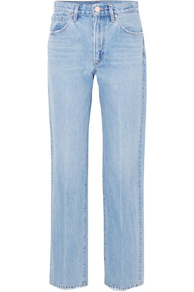 Goldsign - The Classic Fit High-rise Straight-leg Jeans - Light denim | NET-A-PORTER (US)