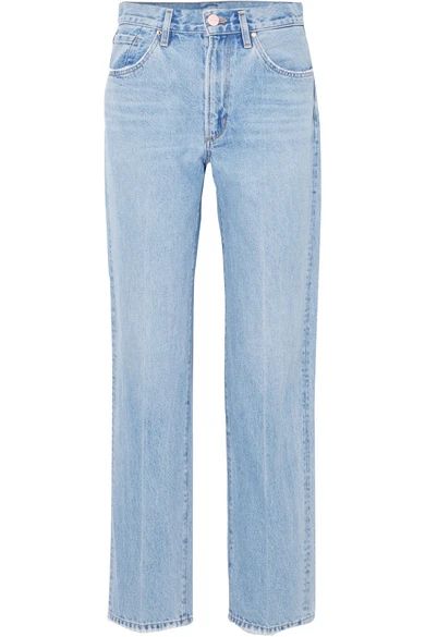 Goldsign - The Classic Fit High-rise Straight-leg Jeans - Light denim | NET-A-PORTER (US)