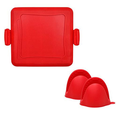 Milex Insta Micro Toaster with Mitts - Yellow | HSN