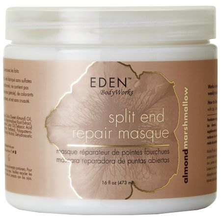 Eden BodyWorks Almond Marshmallow Split End Repair Masque 16oz | Walmart (US)