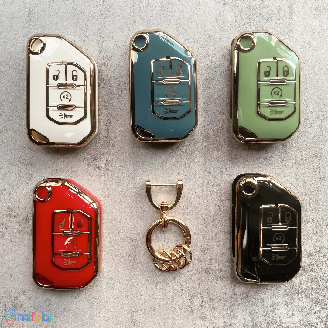 Key Fob Cover Case for Jeep 2020 2021 2019 2018 Wrangler JL JLU Rubicon Keyless Remote | Etsy (US)