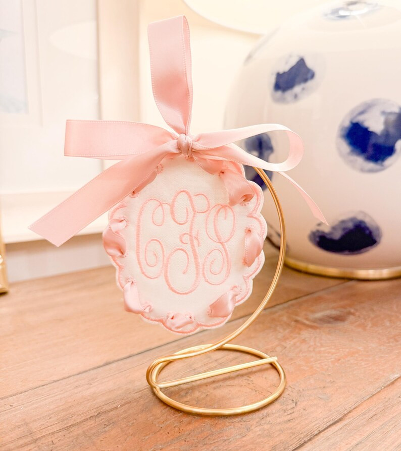 Personalized Christmas Ornaments I Monogrammed Christmas Ornaments I Embroidered Christmas Orname... | Etsy (US)