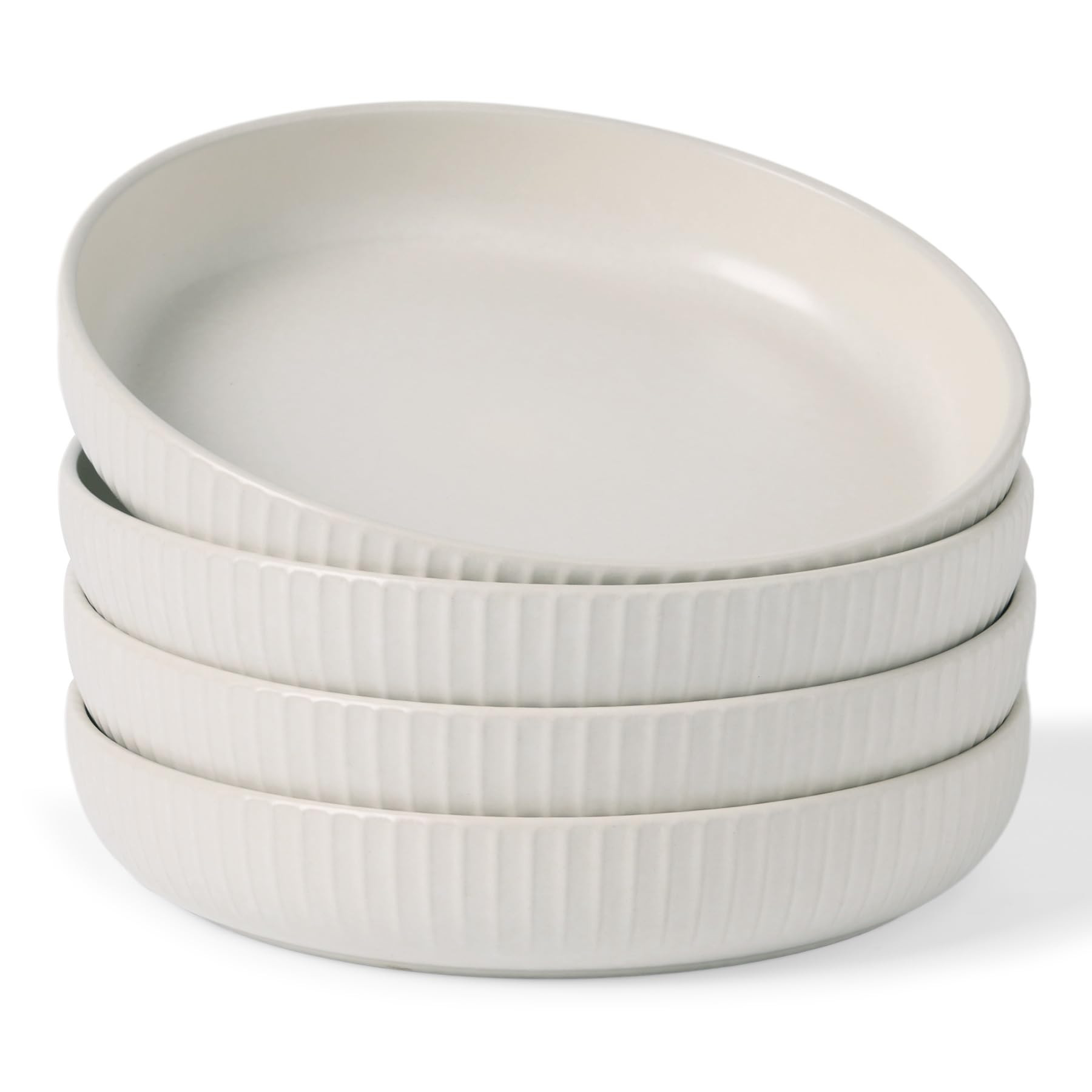 famiware Starlight Large pasta bowls set of 4, Serving Bowls for Pasta, Salad, Dinner, Oatmeal. M... | Amazon (US)