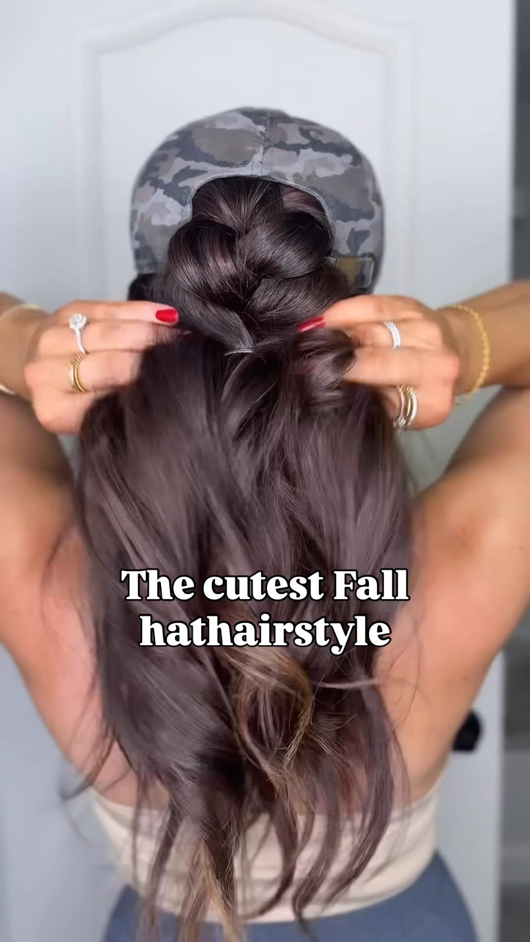 The cutest hat hairstyle 😘 

#LTKStyleTip #LTKBeauty #LTKFindsUnder50