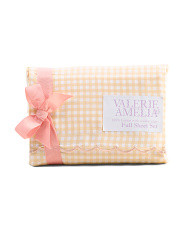 Gingham Sheet Set With Scalloped Edge  | Bed & Bath | Marshalls | Marshalls