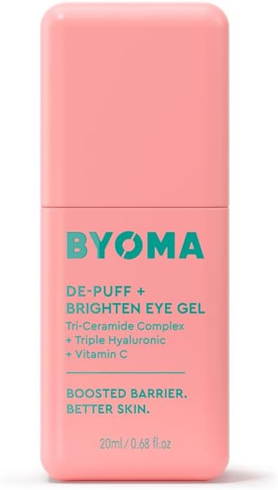 BYOMA De-Puff + Brighten Eye Gel - Lightweight Gel Eye Cream for Dark Circles, Puffiness & Wrinkl... | Amazon (US)