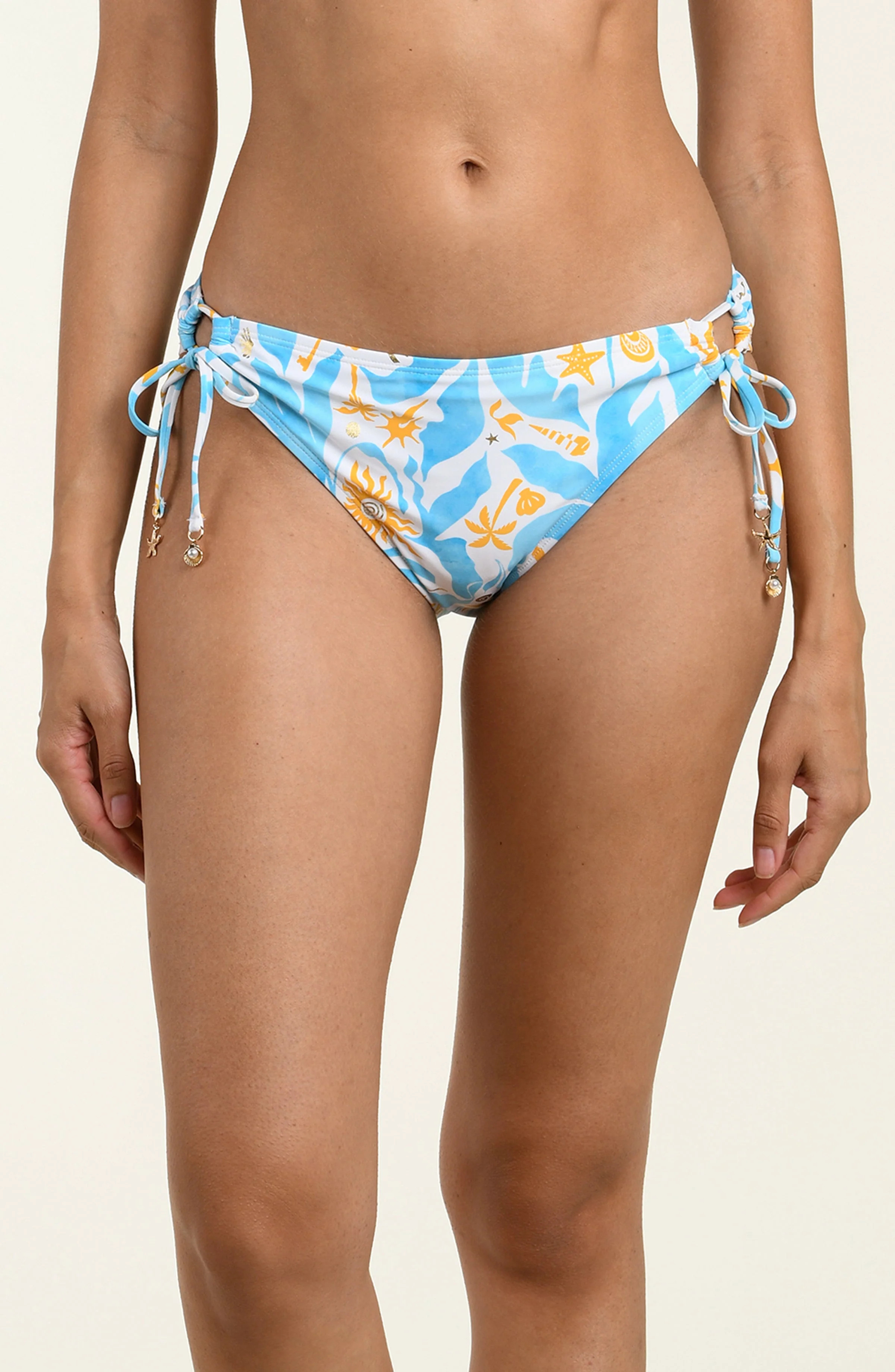 La Blanca Trinket Treasures Tie Side Bottom - Sky | House of Swim