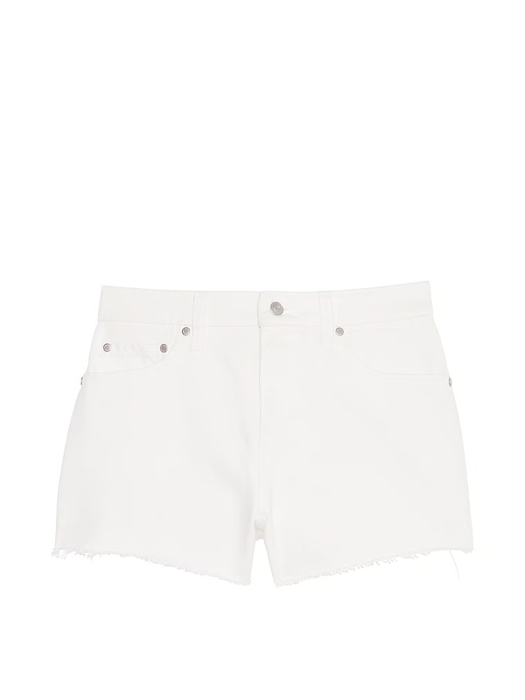 Buy Denim by PINK Mid-Rise Jean Shorts, Vs White - Order Bottoms online - PINK US | Victoria's Secret (US / CA )