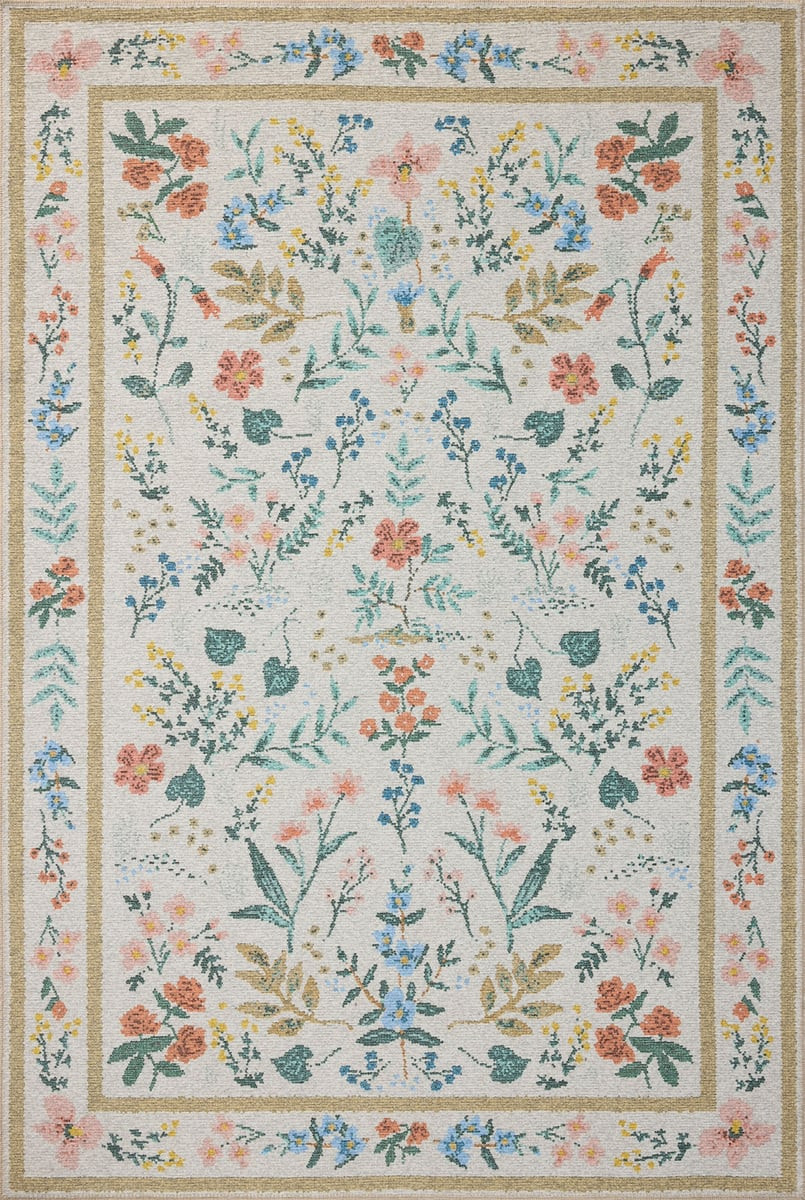 Rifle Paper Co. x Loloi Wildwood WWLD-01 Floral / Botanical Area Rugs | Rugs Direct | Rugs Direct