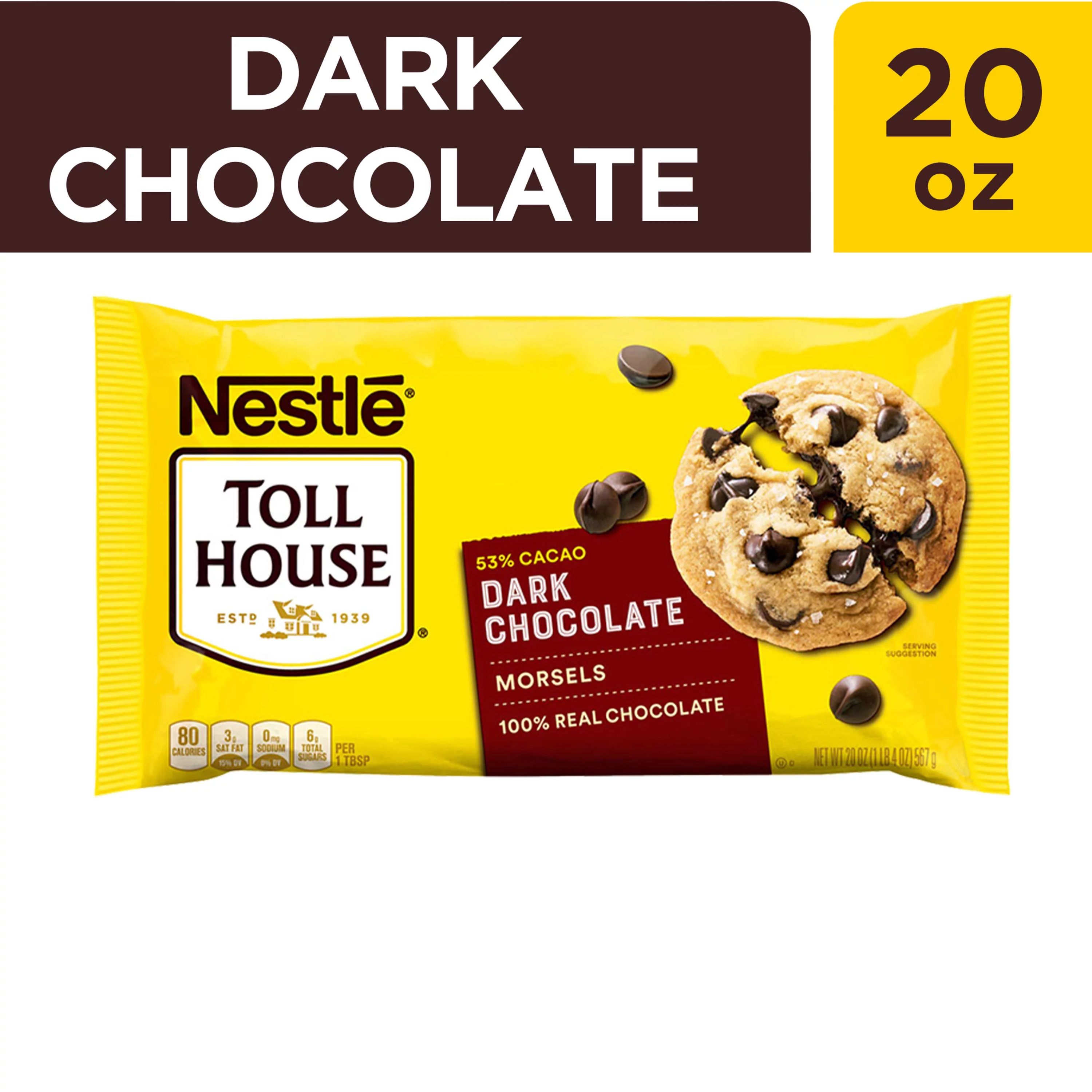 Nestle Toll House Dark Chocolate Chips,  20 oz | Walmart (US)