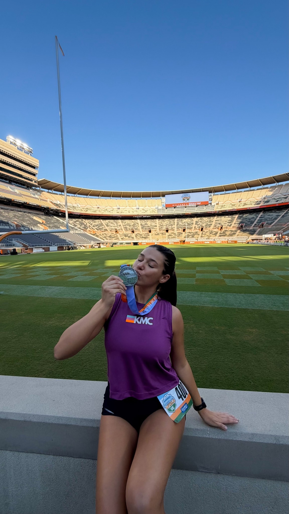 My favorite race day outfit!! Not everyday you get to finish your Saturday 5K in Neyland Stadium!! 🤭🫶 

#LTKFindsUnder50 #LTKActive #LTKFindsUnder100