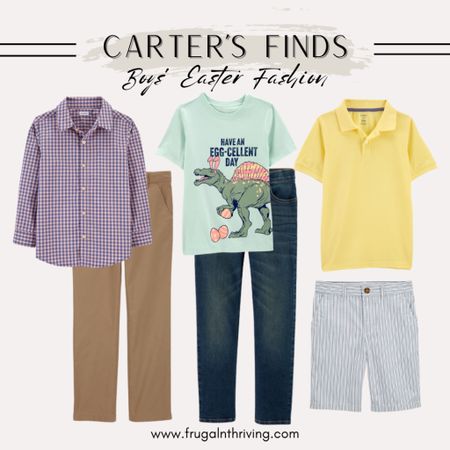 Boys' Easter outfits from Carter’s!! Shop up to 60% off 🐣🐰

#LTKsalealert #LTKkids #LTKSeasonal