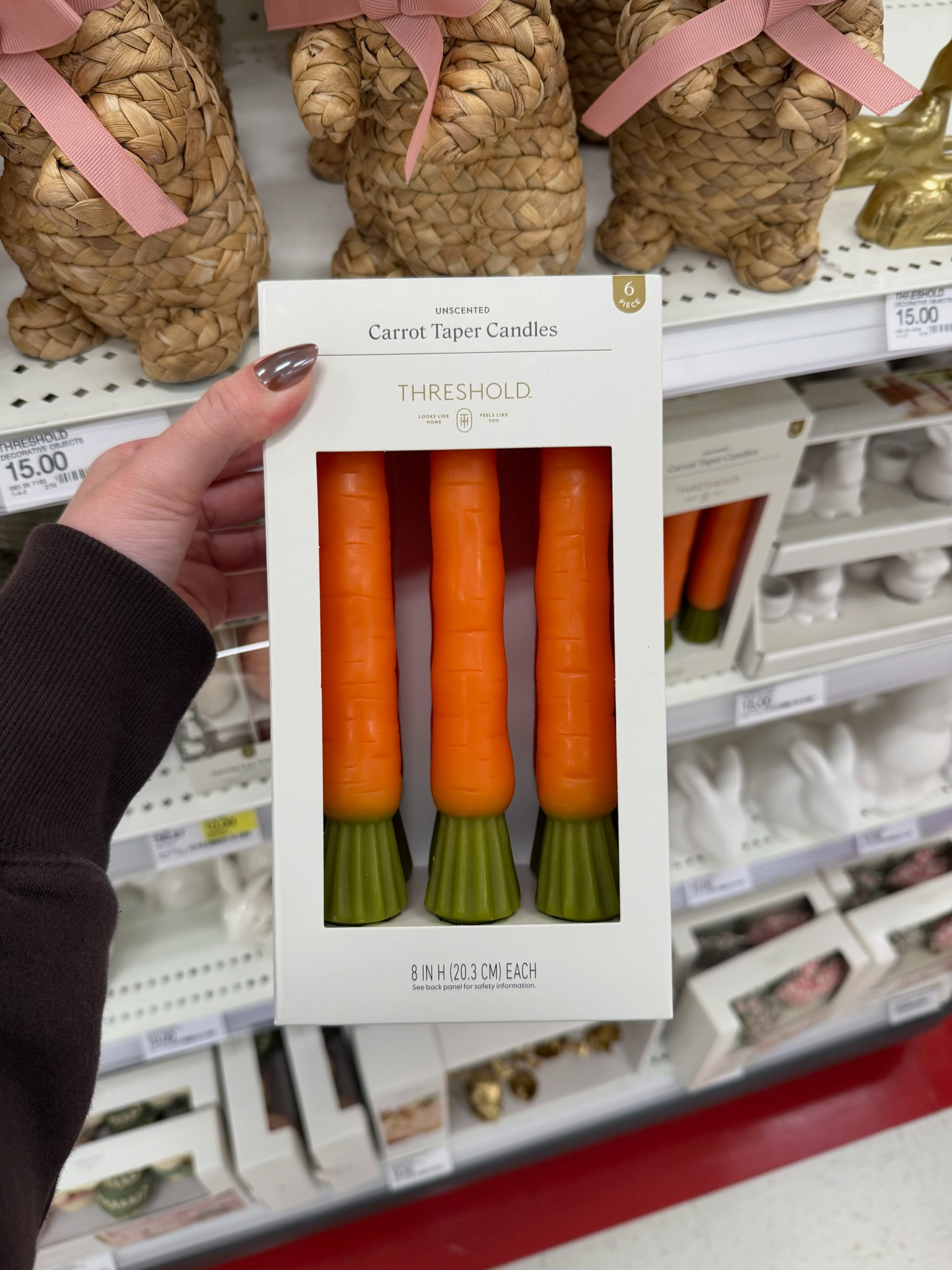 These 6 pack carrot taper candles from Threshold are such a fun Easter decor detail, they instantly make a spring tablescape feel playful and styled. date night outfits, vacation outfits beach, work outfits, easter basket stuffers, spring outfits, resort wear 2026, business casual workwear, plus size fashion, rodeo outfit inspo, winter denim, easter decor, target home decor, threshold home, carrot taper candles, spring table decor, seasonal home decor, affordable holiday decor 

 #LTKSeasonal #LTKHome