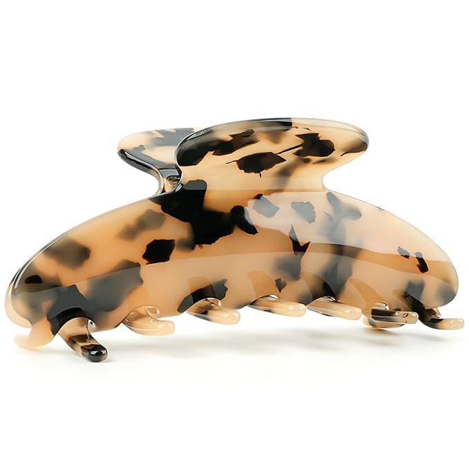 MAORULU Large Acetate Hair Claws - Premium Durable 4 Inch No-Slip Claw Clips for Thick Thin Hair ... | Amazon (US)