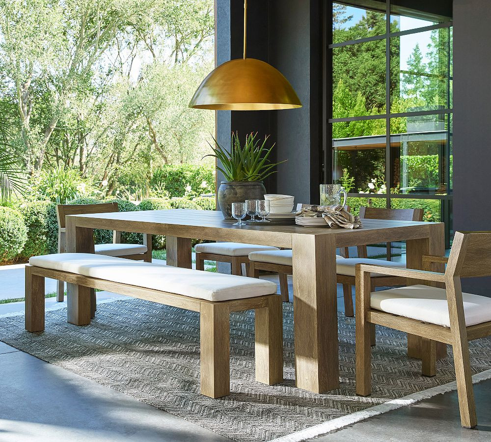 Rockport Outdoor Dining Bench (78") | Pottery Barn (US)