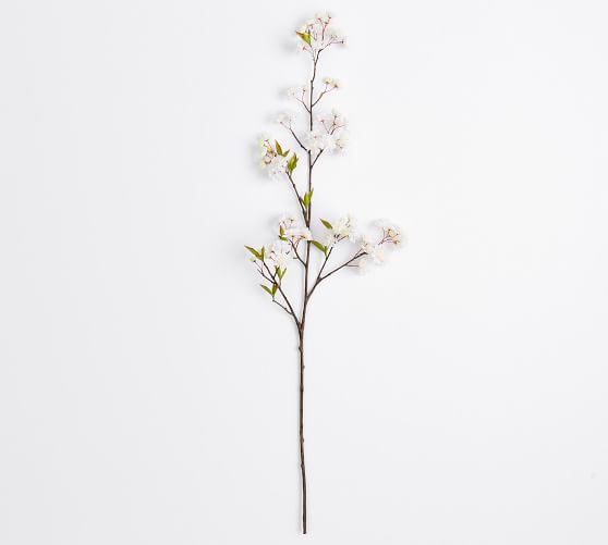 Faux Clustered Cherry Blossom Branch | Pottery Barn (US)