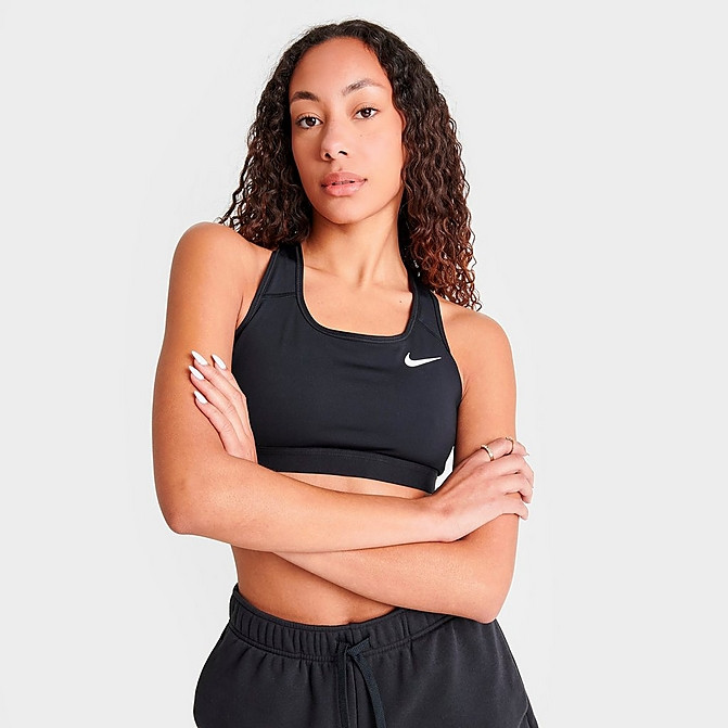 Women's Nike Dri-FIT Swoosh Medium-Support Sports Bra | Finish Line (US)