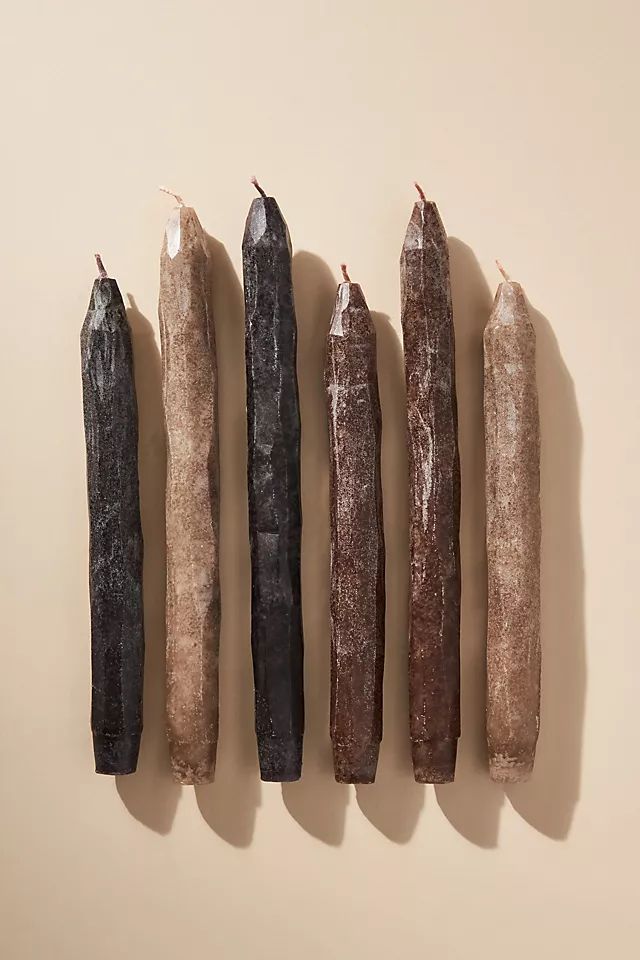 Whittled Taper Candles | Anthropologie (US)