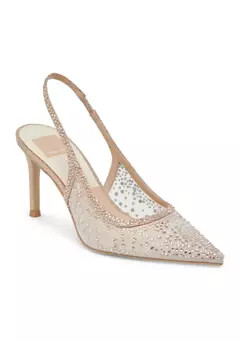 Dolce Vita Kaye Crystal Slingback Heels | Belk