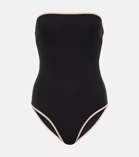 Strapless jersey swimsuit | Mytheresa (UK)