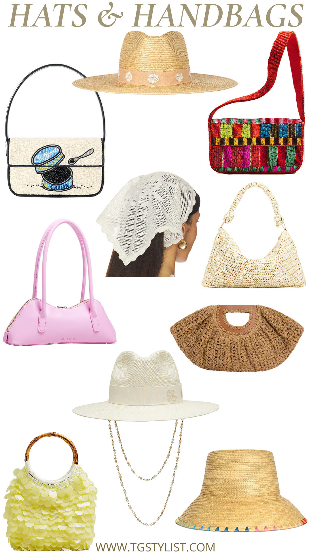 2026 Spring Lookbook - Hats & Handbags 

 