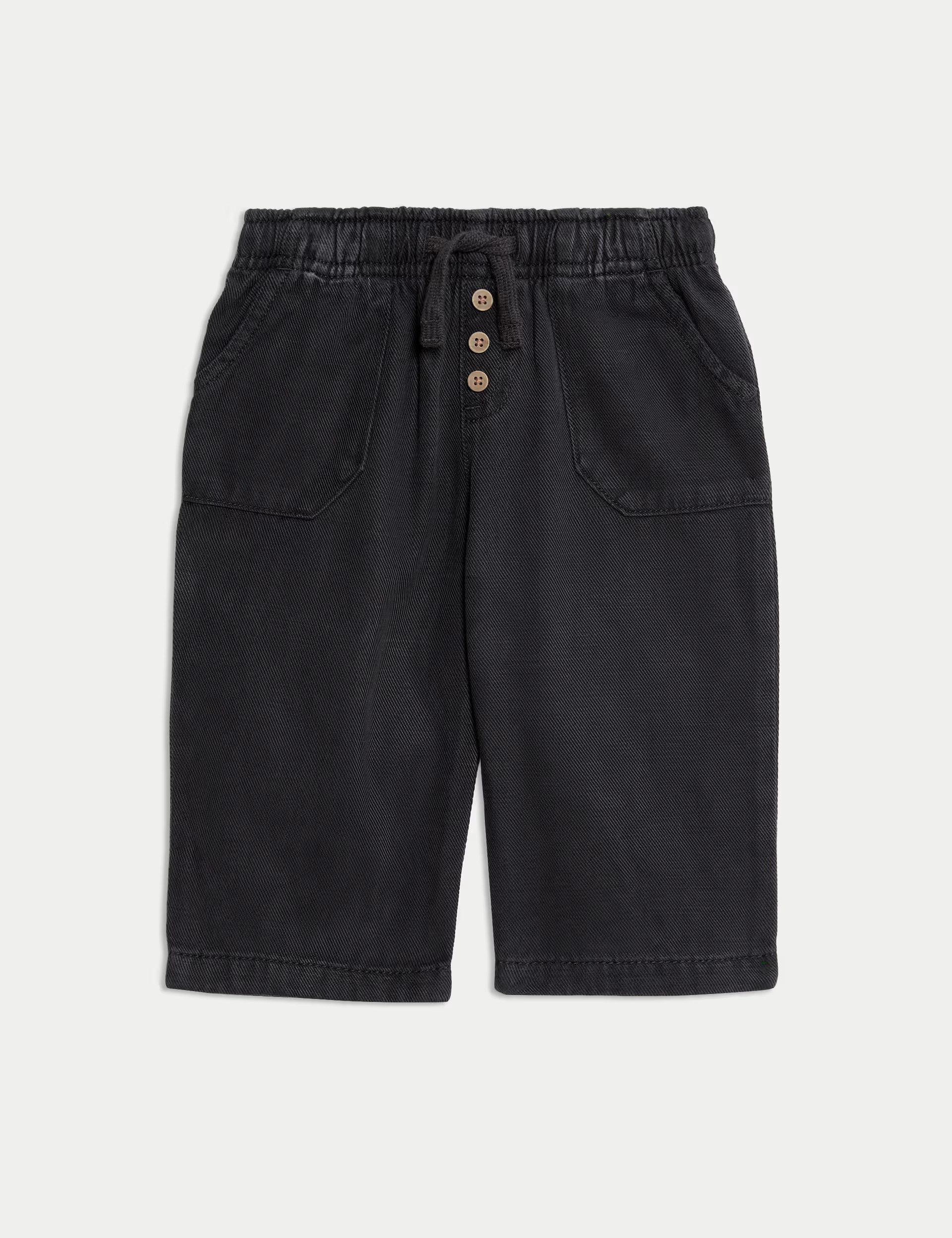 Cotton Blend Plain Trousers (0-6 Yrs) | M&S Collection at M&S | Marks & Spencer (UK)