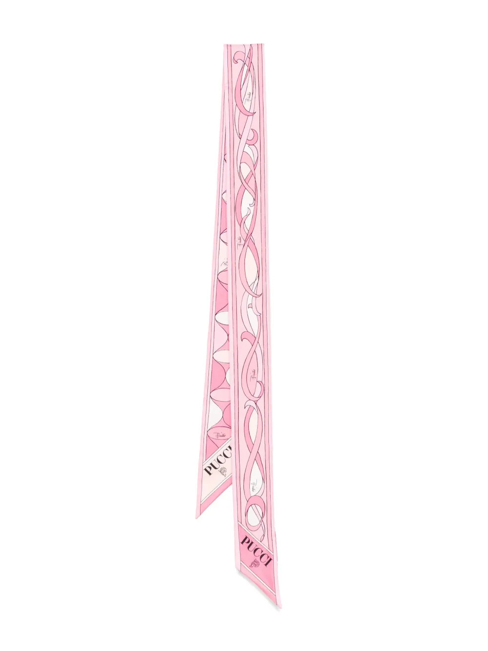 PUCCI Orchidee-print scarf - Pink | Farfetch Global