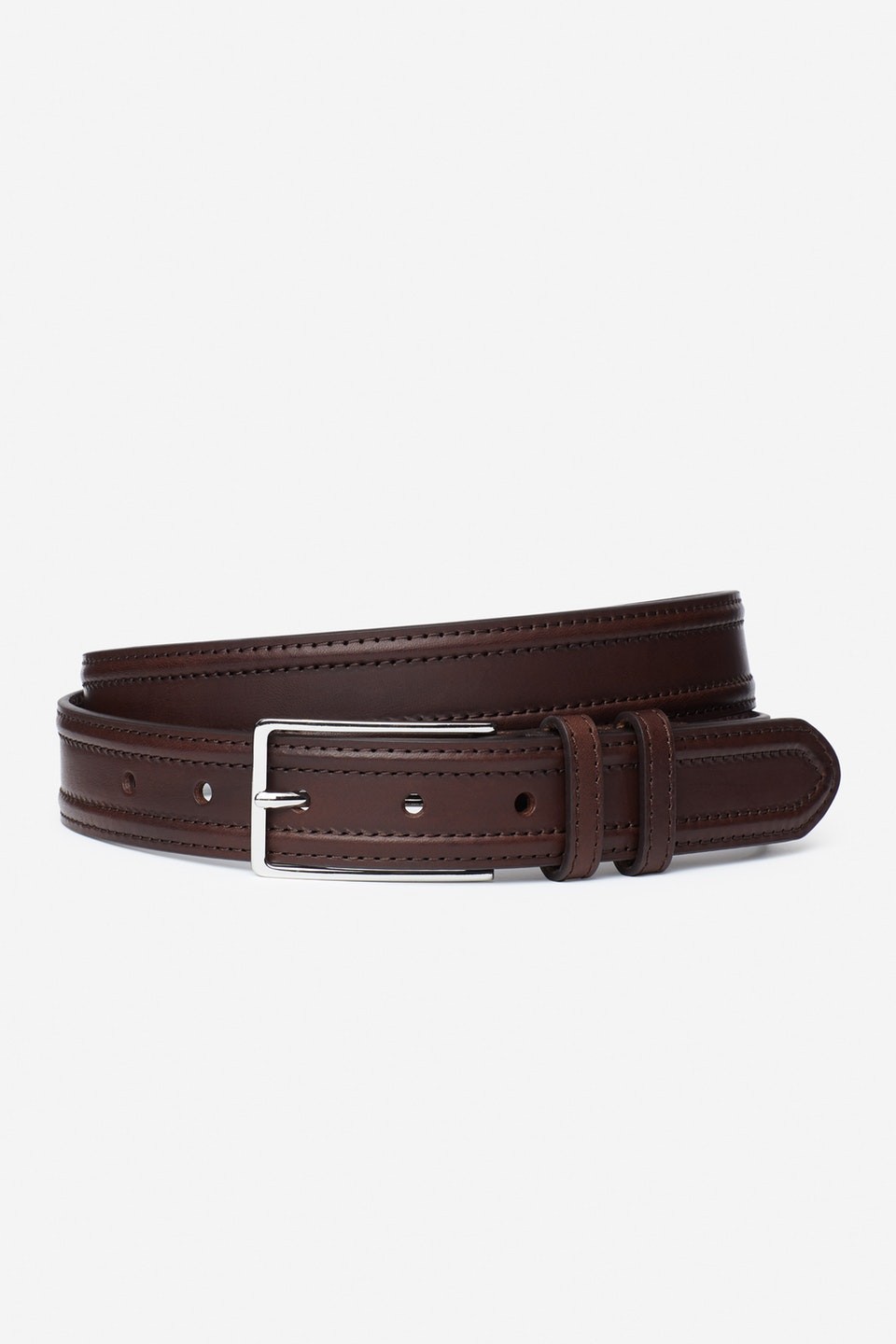 Leather Dress Belt for Men by Bonobos - Brown With Raised Edge | Bonobos