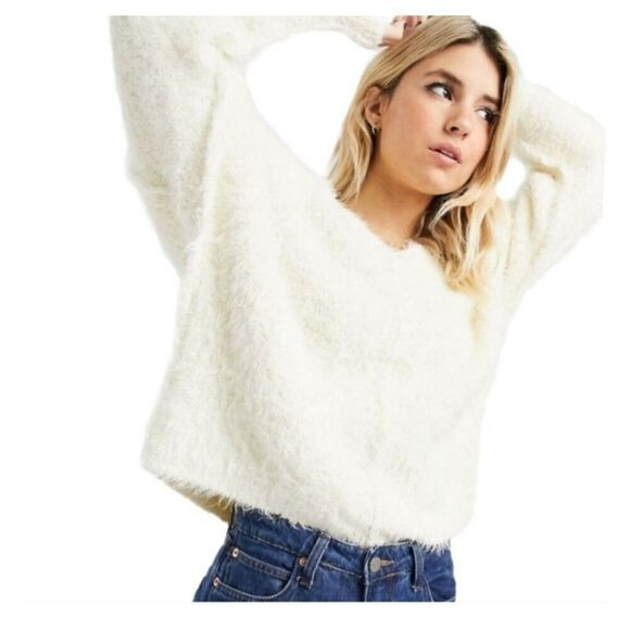 NWOT Free People Flurry Pullover Sweater Size Medium | Poshmark