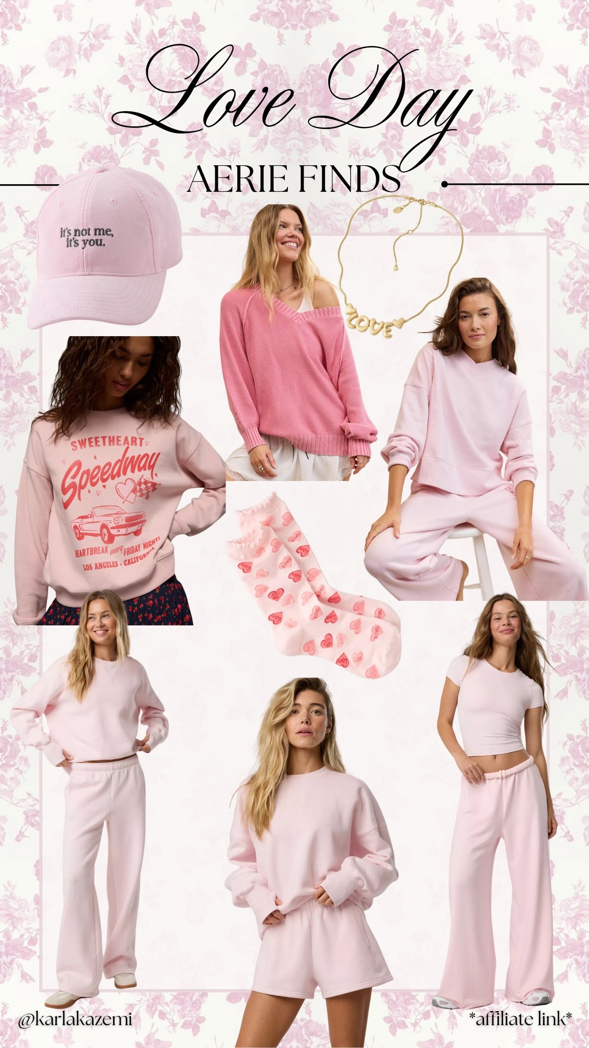 Cute Valentine’s Day finds on Aerie! Some on deal today😍 

I love how comfy aerie sweaters and set are😍 and the perfect colour to wear into spring💐




Valentine’s Day outfits, Valentine’s Day, pink sweaters, pink pants, pink outfits, gift guide for her, gift guide for tweens. 

#LTKValentine #LTKSeasonal #LTKMidsize