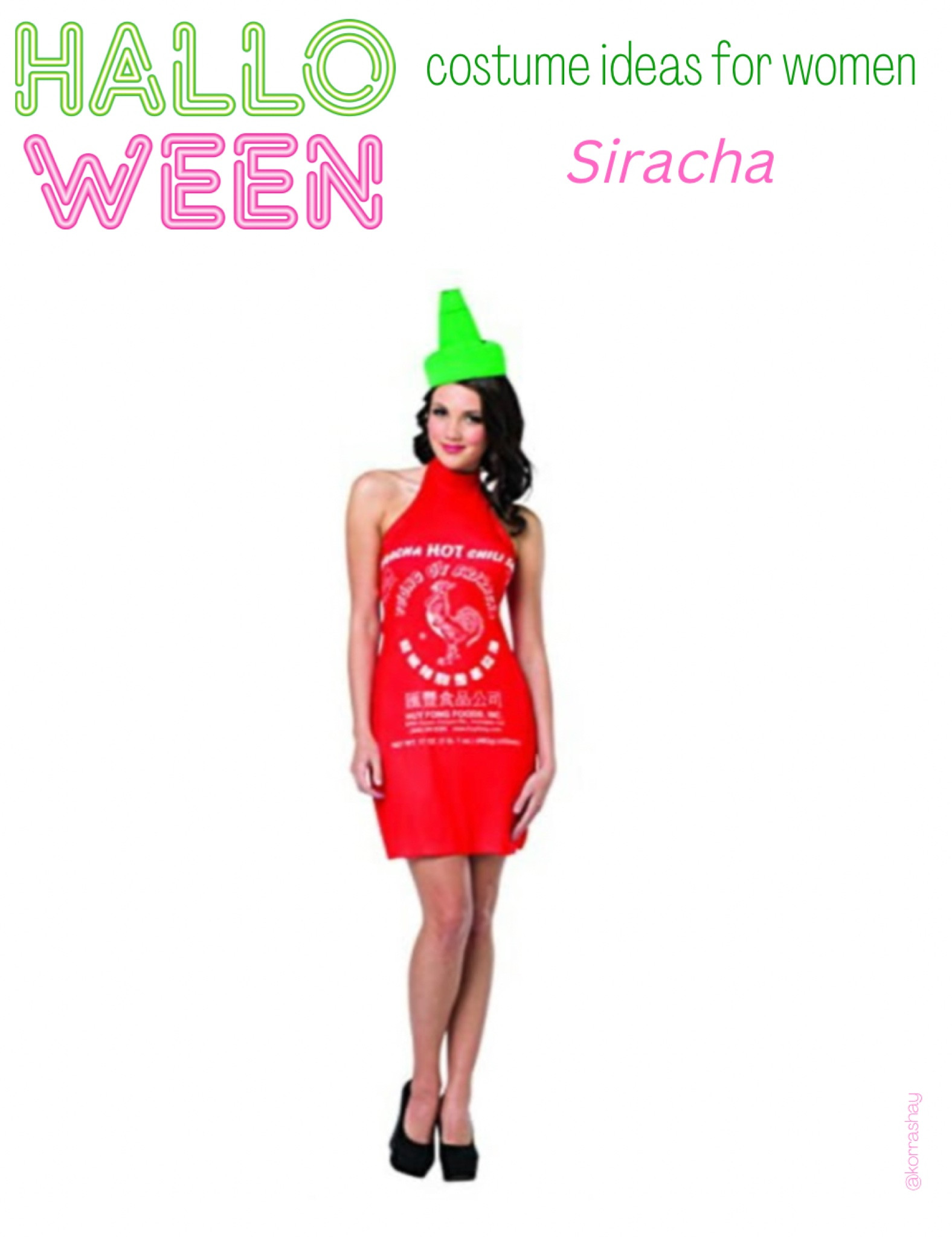 Halloween costume ideas for women: Siracha bottle

🏷 Halloween ideas, women Halloween costumes, adult Halloween costumes, simple Halloween costumes, funny Halloween costumes

#LTKHalloween #LTKSeasonal