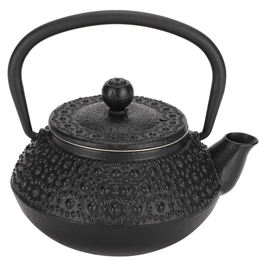 Cast Iron Teapot,0.3L Japanese Raindrops Pattern Uncoated Cast Iron Tea Kettle Stovetop Boiler Se... | Amazon (US)