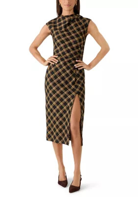 Sanctuary Women's Autumn Edit Plaid Bias Midi Dress | Belk