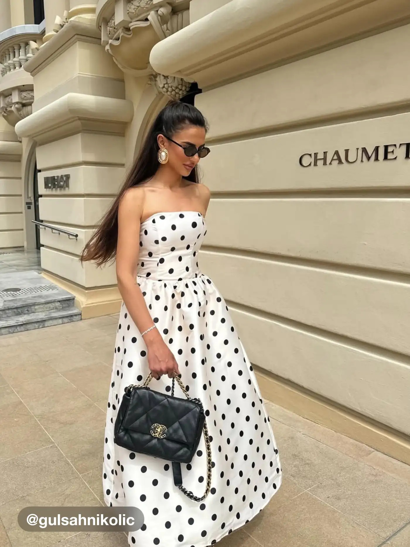 Tube Polka Dot Shirred Maxi Dress | Cider