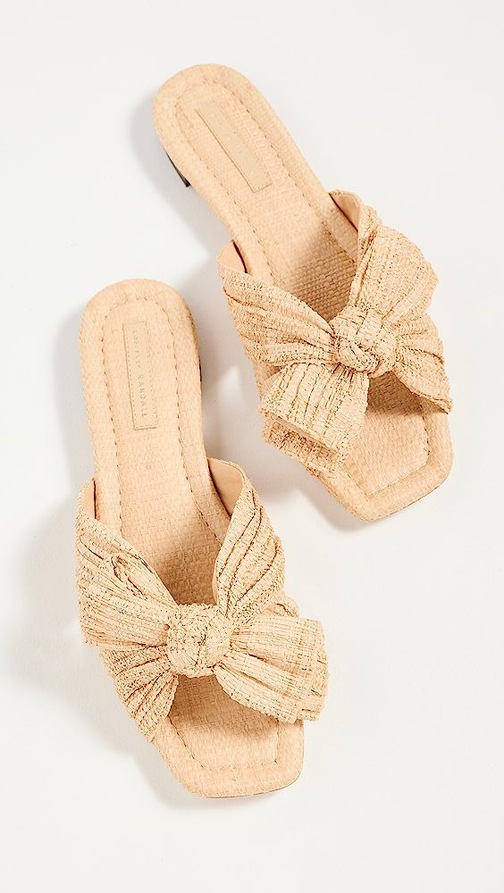 Loeffler Randall Daphne Pleated Knot Flat Sandals | Shopbop | Shopbop