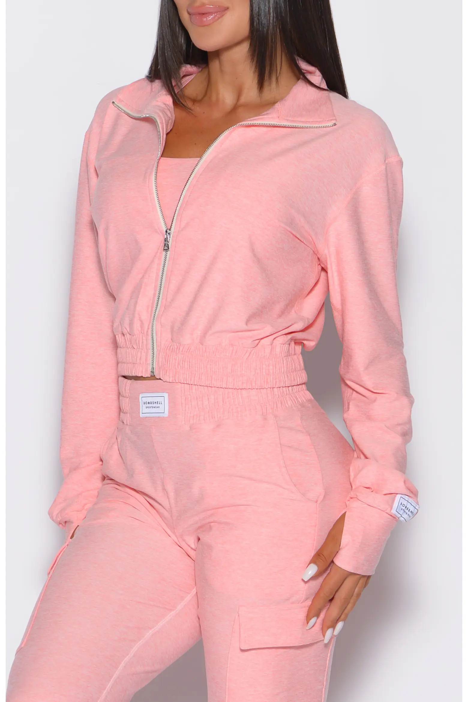Bombshell Sportswear Cloud Crop Jacket (Women) | Nordstrom | Nordstrom