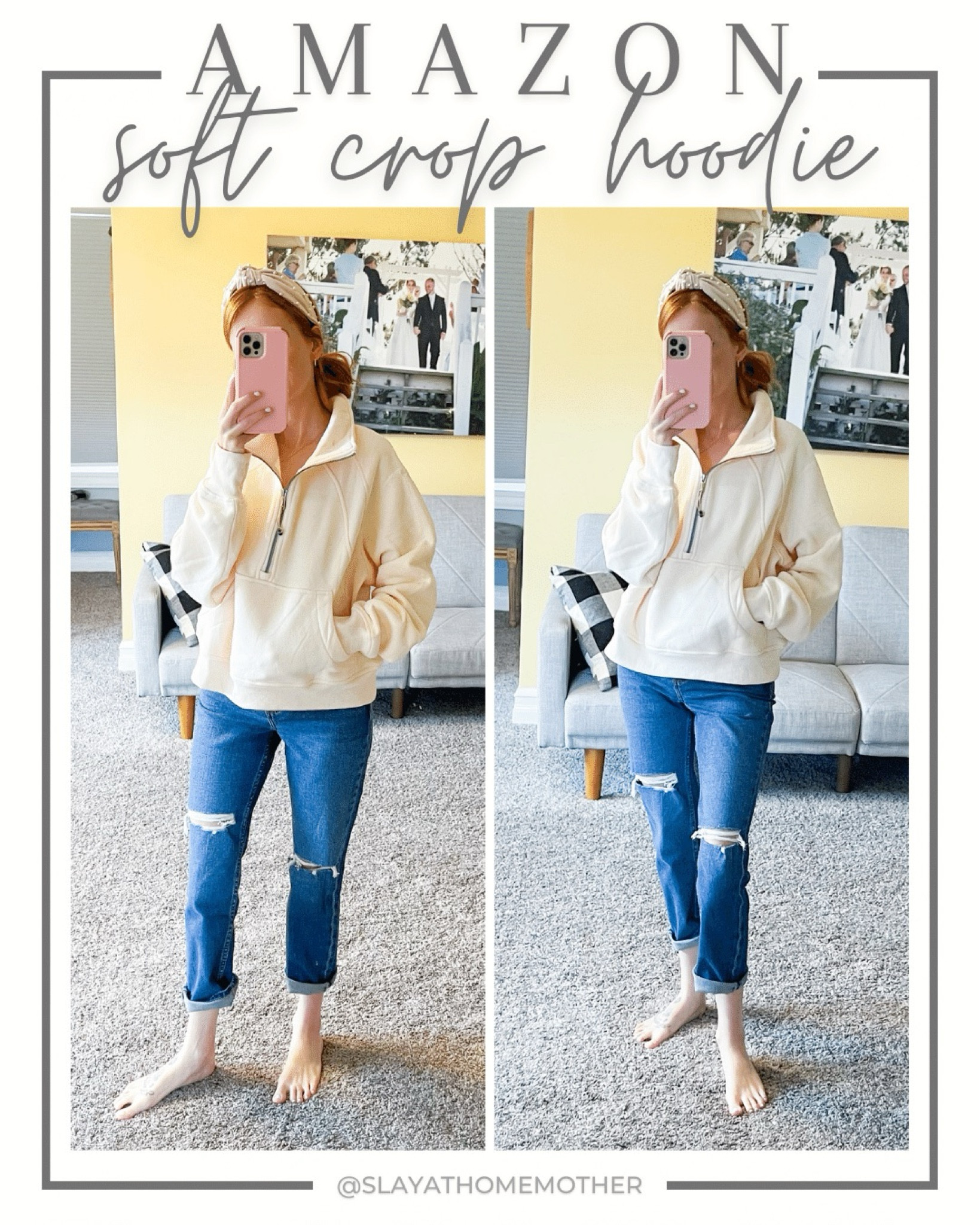 Cozy half zip sweater from Amazon - super soft! Love this for traveling, bonfires, camping, and chilly mornings!

Wearing size small in color apricot and size 24 curve love jeans from Abercrombie.

XS petite, petite style, petite hourglass, amazon finds, amazon sweatshirt, petite travel wear, cozy wear

💕Follow for more daily deals, cleaning + organization, and style inspiration 💕

#LTKFallSale #LTKFindsUnder50 #LTKSeasonal