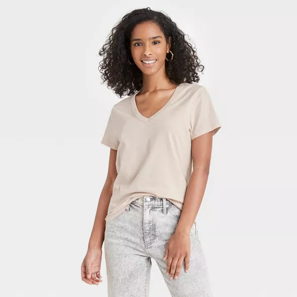 Women's Short Sleeve V-Neck T-Shirt - Universal Thread™ | Target