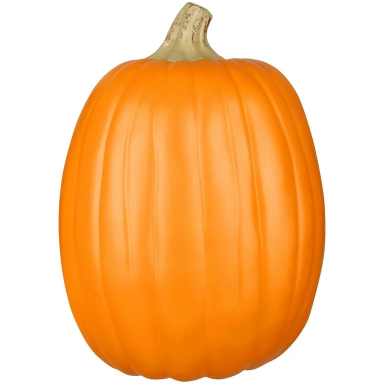 Halloween Orange Craft Pumpkin, 13 in, by Way To Celebrate - Walmart.com | Walmart (US)