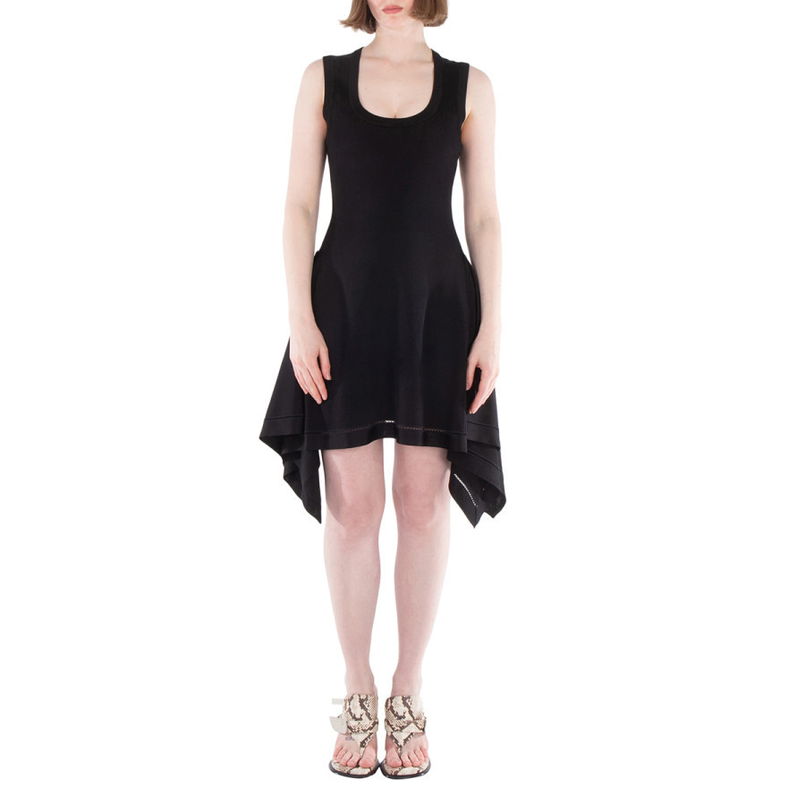 Burberry Sleeveless Draped Hem Dress, Size X-Small | Jomashop.com & JomaDeals.com