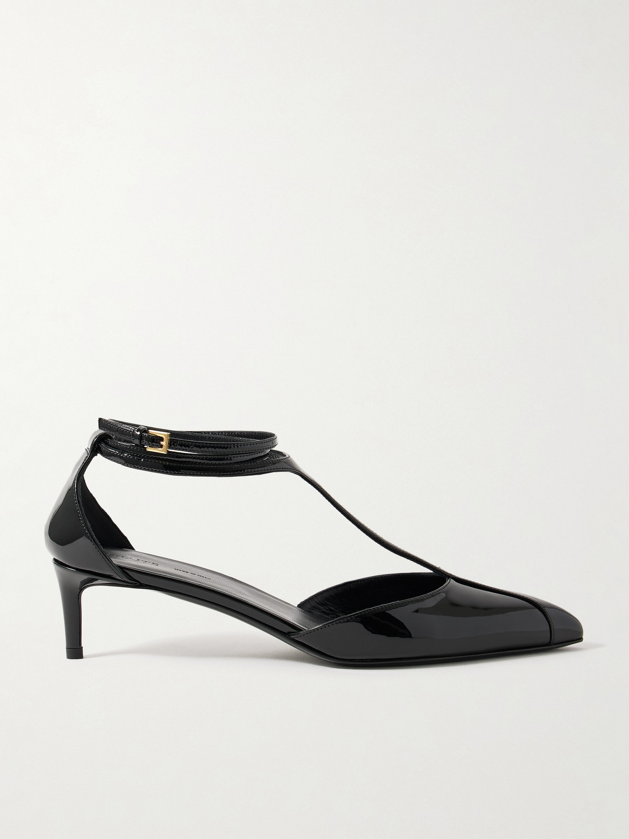 KHAITE - Mia Patent-leather Pumps - Black | NET-A-PORTER (US)