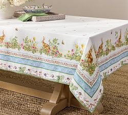 Botanical Bunny Tablecloth | Pottery Barn (US)