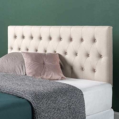 Amazon.com - ZINUS Trina Upholstered Headboard / Button Tufted Upholstery / Adjustable Height / E... | Amazon (US)